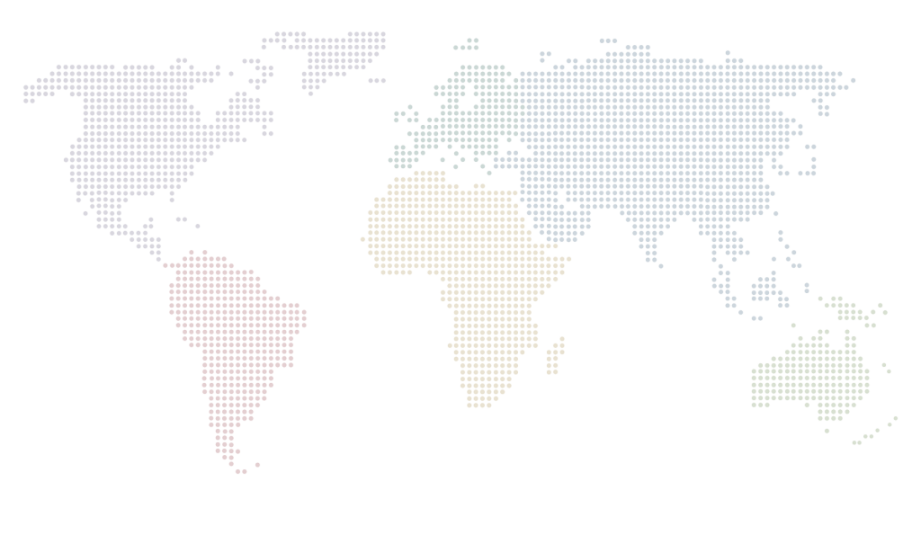 Mappa del mondo colorata